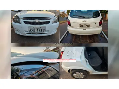 LOTE 001 - CHEVROLET CELTA 1.0L LT - 2013/2014 (BRANCA)